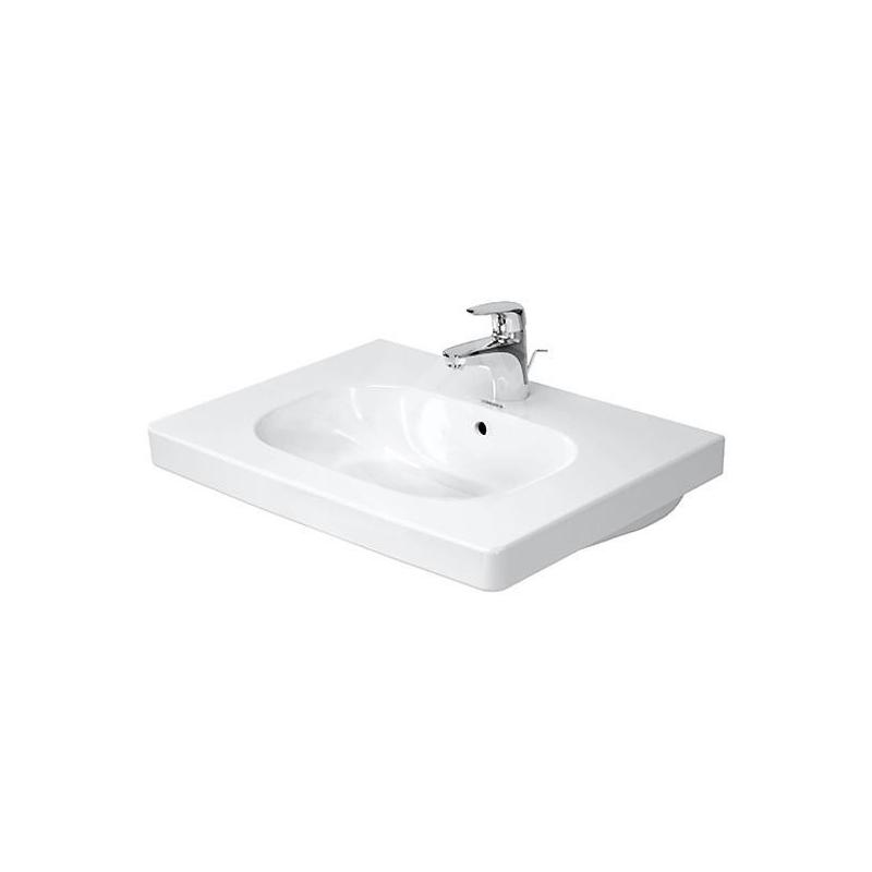 Duravit D-Code - Meuble-lavabo 650x485 mm, avec un trou pour robinet, blanc alpin 03426500002 Duravit D-Code - Meuble-lavabo 650x485 mm, avec un trou pour robinet, blanc alpin 03426500002