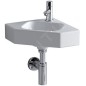 Geberit iCon - Lavabo d'angle sans déversoir, 460 x 330 mm, blanc 124729000