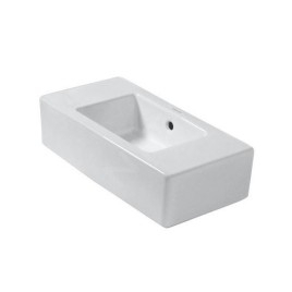 Duravit Vero - Lave-mains 500x250 mm, sans trou pour robinetterie, avec WonderGliss, blanc alpin 07035000001