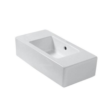 Duravit Vero - Lave-mains 500x250 mm, sans trou pour robinetterie, avec WonderGliss, blanc alpin 07035000001