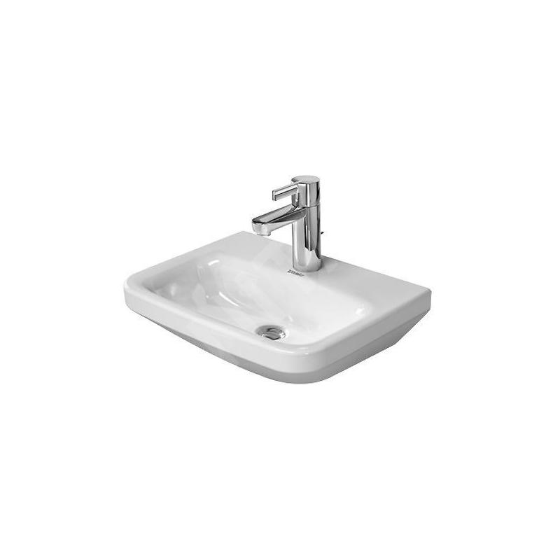 Duravit DuraStyle - Lave-mains 450x335 mm, avec un trou pour robinetterie, avec WonderGliss, blanc 07084500001