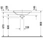 Duravit DuraStyle - Meuble-lavabo, 600x430 mm, blanc alpin 0372600000