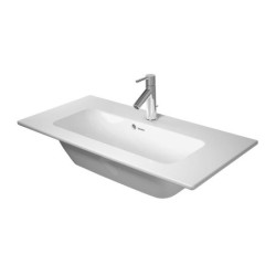 Duravit ME by Starck - Lavabo pour meuble Compact 830x400 mm, avec 1 trou, avec WonderGliss, blanc alpin 23428300001