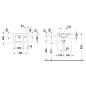 Duravit ME by Starck - Lave-mains pour meuble 450x300 mm, avec 1 trou, blanc alpin 0723430041