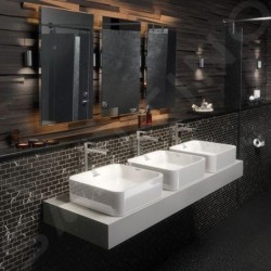 Ideal Standard Strada II - Lavabo 500x400 mm, sans ouverture pour mitigeur, avec Ideal Plus, blanc T2965MA