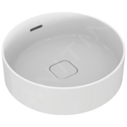 Ideal Standard Strada II - Lavabo pour montage à la plaque, diamètre : 380 mm, avec déversoir, blanc T292901