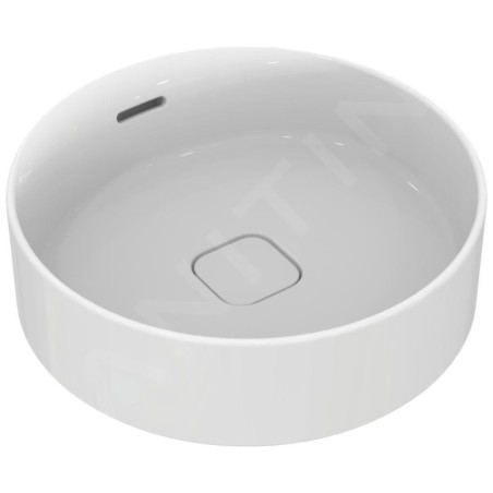 Ideal Standard Strada II - Lavabo pour montage à la plaque, diamètre : 380 mm, avec déversoir, blanc T292901