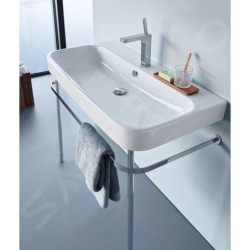 Duravit Happy D.2 - Meuble-lavabo 650x505 mm, avec un trou pour robinetterie, blanc alpin 2318650000