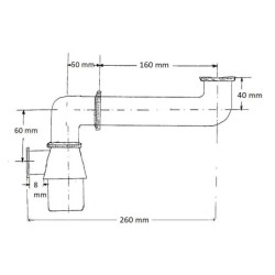Villeroy & Boch Siphons - Siphon de forme spéciale 87100000