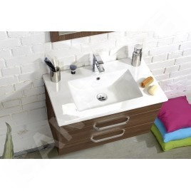 Sapho Slim - Meuble-lavabo Slim, 750x460 mm, blanc 1601-75
