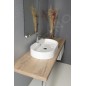 Sapho Kerasan Ring - Lavabo à poser, 650x120x400 mm, blanc 028501 Sapho Kerasan Ring - Lavabo à poser, 650x120x400 mm, blanc 028501