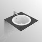 Ideal Standard Connect - Lavabo encastré, diamètre : 480 mm, avec déversoir, blanc E505301 Ideal Standard Connect - Lavabo encastré, diamètre : 480 mm, avec déversoir, blanc E505301