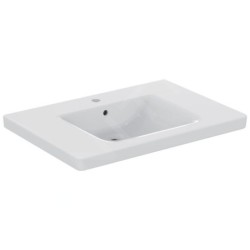 Ideal Standard Connect Freedom - Lavabo 800x560 mm, 1 ouverture pour mitigeur, avec Ideal Plus, blanc E5484MA