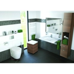 Ideal Standard Connect Freedom - Lavabo 800x560 mm, 1 ouverture pour mitigeur, avec Ideal Plus, blanc E5484MA