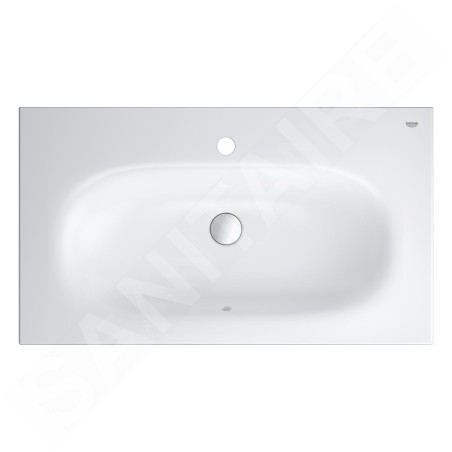 Grohe Essence - Lavabo avec trop-plein, 800x460 mm, PureGuard, blanc alpin 3956700H