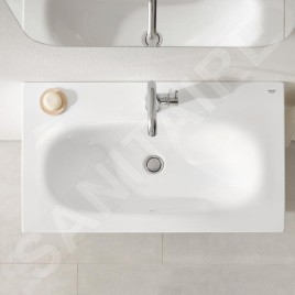 Grohe Essence - Lavabo avec trop-plein, 800x460 mm, PureGuard, blanc alpin 3956700H