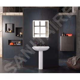 Duravit ME by Starck - Cache-siphon pour lavabos ME by Starck, avec WonderGliss, blanc alpin 08583900001