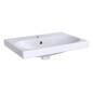 Geberit Acanto - Lavabo 600x422 mm, avec 1 trou, avec trop-plein, avec KeraTect, blanc 500.631.01.8 Geberit Acanto - Lavabo 600x422 mm, avec 1 trou, avec trop-plein, avec KeraTect, blanc 500.631.01.8