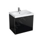 Geberit Acanto - Lavabo 600x422 mm, avec 1 trou, avec trop-plein, avec KeraTect, blanc 500.631.01.8 Geberit Acanto - Lavabo 600x422 mm, avec 1 trou, avec trop-plein, avec KeraTect, blanc 500.631.01.8
