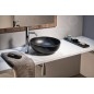 Sapho Rondane - Lavabo, diamètre 400 mm, noir AR435B Sapho Rondane - Lavabo, diamètre 400 mm, noir AR435B