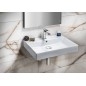 Sapho Kare - Meuble-lavabo Kare 600x460 mm, avec un trou pour robinet, blanc 17060 Sapho Kare - Meuble-lavabo Kare 600x460 mm, avec un trou pour robinet, blanc 17060