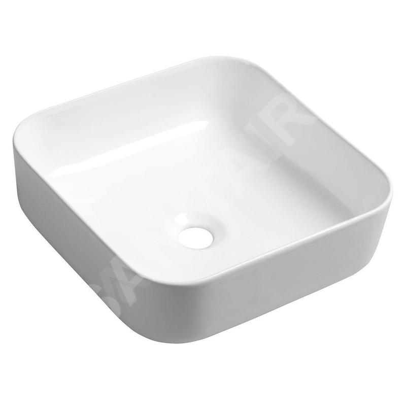 Sapho Lavabos - Lavabo Prata 625x420 mm, sans trou pour robinet, sans trop-plein, blanc AR423 Sapho Lavabos - Lavabo Prata 625x420 mm, sans trou pour robinet, sans trop-plein, blanc AR423