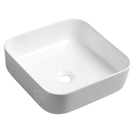 Sapho Lavabos - Lavabo Prata 625x420 mm, sans trou pour robinet, sans trop-plein, blanc AR423