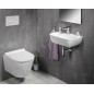 Sapho Small - Lave-mains Nerissa, 415x285 mm, avec un trou pour robinet, blanc AR265