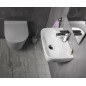 Sapho Small - Lave-mains Nerissa, 415x285 mm, avec un trou pour robinet, blanc AR265