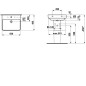 Laufen Pro S - Lavabo, 550x465 mm, 1 trou pour robinetterie, avec LCC, blanc H8109624001041 Laufen Pro S - Lavabo, 550x465 mm, 1 trou pour robinetterie, avec LCC, blanc H8109624001041