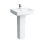 Laufen Pro S - Lavabo, 550x465 mm, 3 trous pour robinetterie, avec LCC, blanc H8109624001081 Laufen Pro S - Lavabo, 550x465 mm, 3 trous pour robinetterie, avec LCC, blanc H8109624001081