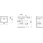 Laufen Pro S - Lavabo 550x465 mm, sans trou pour robinetterie, sans trop-plein, blanc H8109620001421 Laufen Pro S - Lavabo 550x465 mm, sans trou pour robinetterie, sans trop-plein, blanc H8109620001421