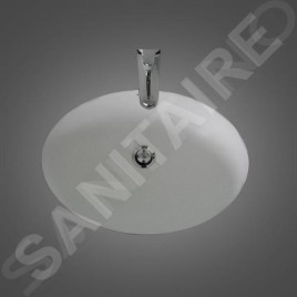 Laufen Lipsy - Lavabo encastré, 565x410 mm, poli, blanc H8112910000001