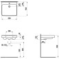 Laufen Pro Liberty - Lavabo, 600x550 mm, 1 trou pour robinetterie, sans trop-plein, blanc H8119500001561 Laufen Pro Liberty - Lavabo, 600x550 mm, 1 trou pour robinetterie, sans trop-plein, blanc H8119500001561
