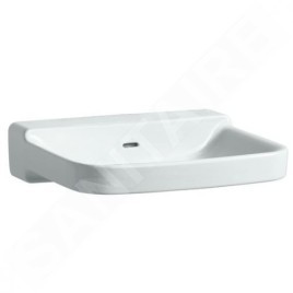 Laufen Pro Liberty - Lavabo, 650x550 mm, sans trou pour robinetterie, blanc H8119530001091