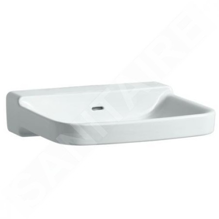 Laufen Pro Liberty - Lavabo, 650x550 mm, sans trou pour robinetterie, blanc H8119530001091