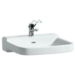 Laufen Pro Liberty - Lavabo, 650x550 mm, 1 trou pour robinetterie, blanc H8119530001041