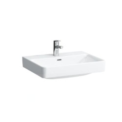 Laufen Pro S - Lavabo, 600x465 mm, 3 trou pour robinetterie, avec LCC, blanc H8109634001081