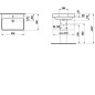 Laufen Pro S - Lavabo, 650x465 mm, 1 trou pour robinetterie, avec LCC, blanc H8109644001041 Laufen Pro S - Lavabo, 650x465 mm, 1 trou pour robinetterie, avec LCC, blanc H8109644001041
