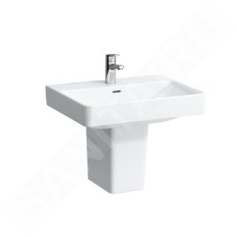 Laufen Pro S - Lavabo, 600x465 mm, 1 trou pour robinetterie, avec LCC, blanc H8109634001041