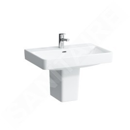 Laufen Pro S - Lavabo, 700x465 mm, 3 trous pour robinetterie, avec LCC, blanc H8109674001081