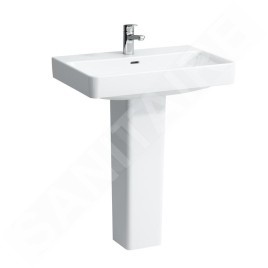 Laufen Pro S - Lavabo, 700x465 mm, 3 trous pour robinetterie, avec LCC, blanc H8109674001081