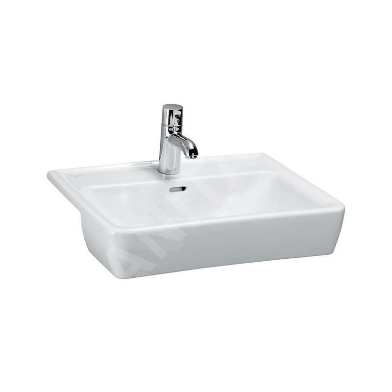 Laufen Pro - Lavabo semi-encastré, 560x440 mm, 1 trou pour robinetterie, blanc H8129610001041 Laufen Pro - Lavabo semi-encastré, 560x440 mm, 1 trou pour robinetterie, blanc H8129610001041