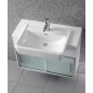 Laufen Pro - Lavabo semi-encastré, 560x440 mm, 1 trou pour robinetterie, blanc H8129610001041 Laufen Pro - Lavabo semi-encastré, 560x440 mm, 1 trou pour robinetterie, blanc H8129610001041