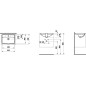 Laufen Pro A - Lavabo, 490x360 mm, 1 trou pour robinetterie, blanc H8119660001041 Laufen Pro A - Lavabo, 490x360 mm, 1 trou pour robinetterie, blanc H8119660001041