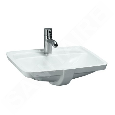 Laufen Pro A - Lavabo, 490x360 mm, 1 trou pour robinetterie, avec LCC, blanc H8119664001041