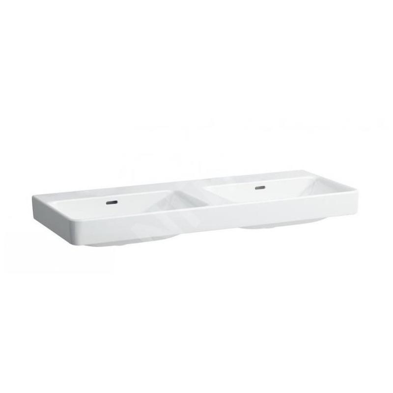 Laufen Pro S - Double-lavabo 1200x465 mm, sans trou pour robinetterie, avec LCC, blanc H8149664001091 Laufen Pro S - Double-lavabo 1200x465 mm, sans trou pour robinetterie, avec LCC, blanc H8149664001091