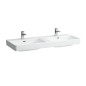Laufen Pro S - Double-lavabo 1200x465 mm, 2 trous pour robinetterie, avec LCC, blanc H8149664001041 Laufen Pro S - Double-lavabo 1200x465 mm, 2 trous pour robinetterie, avec LCC, blanc H8149664001041