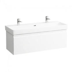 Laufen Pro S - Lavabo, 1200x465 mm, 2 trous pour robinetterie, avec LCC, blanc H8149654001071