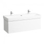 Laufen Pro S - Lavabo, 1200x465 mm, 2 trous pour robinetterie, avec LCC, blanc H8149654001071 Laufen Pro S - Lavabo, 1200x465 mm, 2 trous pour robinetterie, avec LCC, blanc H8149654001071